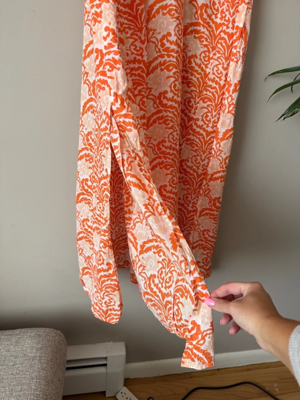 Roberta Roller Rabbit maxi dress coverup M - Picture 5 of 9
